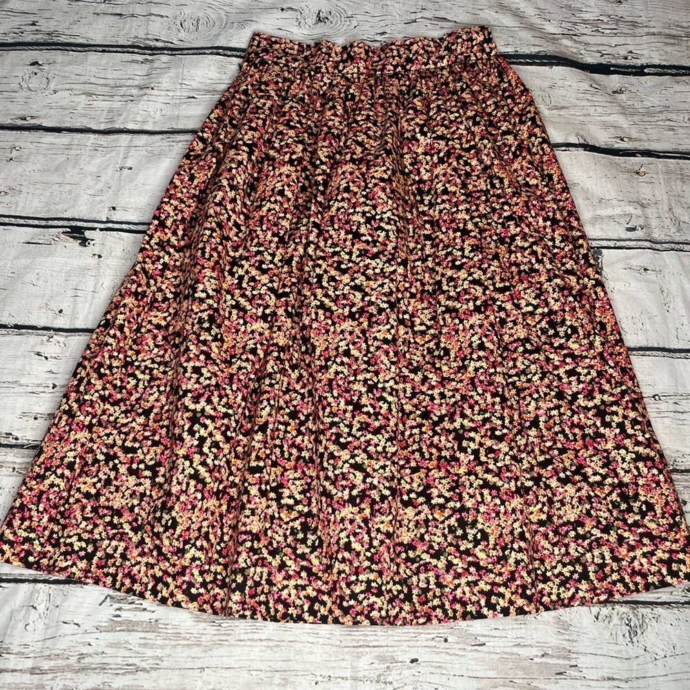 H&M Floral Print Midi Skirt Size 8 - Picture 10 of 10